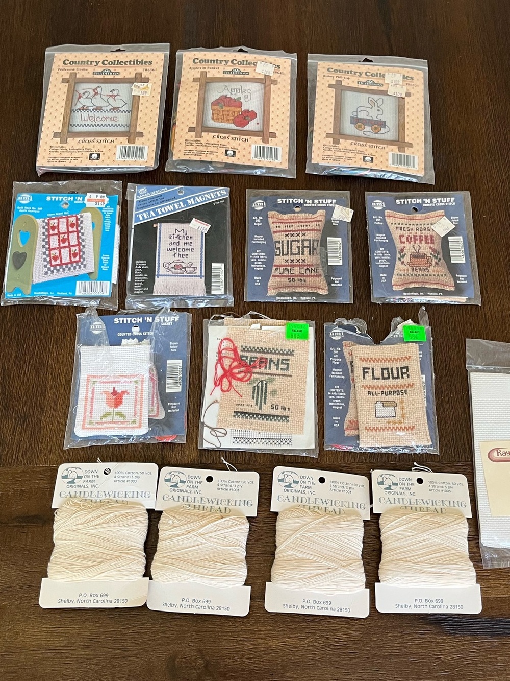 LOT of Vintage Miniature Cross Stitch Kits